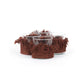 Bougeoir en velours bordeaux 8 cm – Oh My Gee S