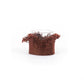 Bougeoir en velours bordeaux 8 cm – Oh My Gee S