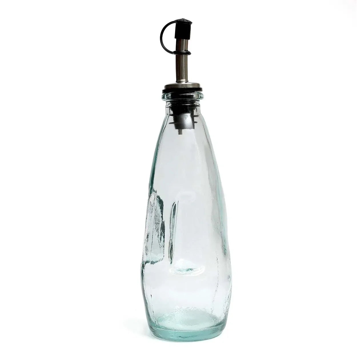 Distributeur d’huile en verre avec bec métallique pour La bouteille d’huile d’olive N°03 Bleu