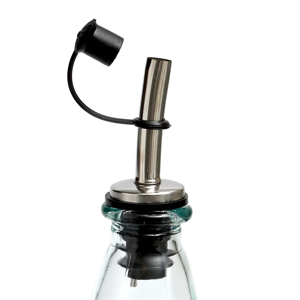 Bouchon verseur pour bouteille d’huile d’olive N°03 Bleu avec capuchon
