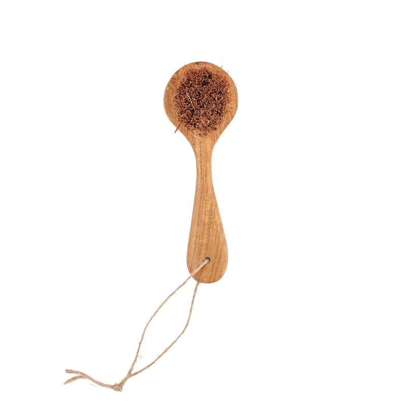 Brosse de nettoyage en bois et fibres de coco naturelle cuisine