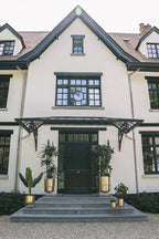 Cache-pot XL en laiton doré avec support pliable – H41 cm