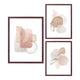 Cadres photo en MDF marron foncé – Lot de 3 formats A4