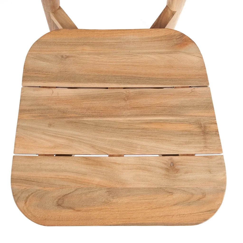 Assise en bois pour La chaise de salle à manger Matita Extérieur 40