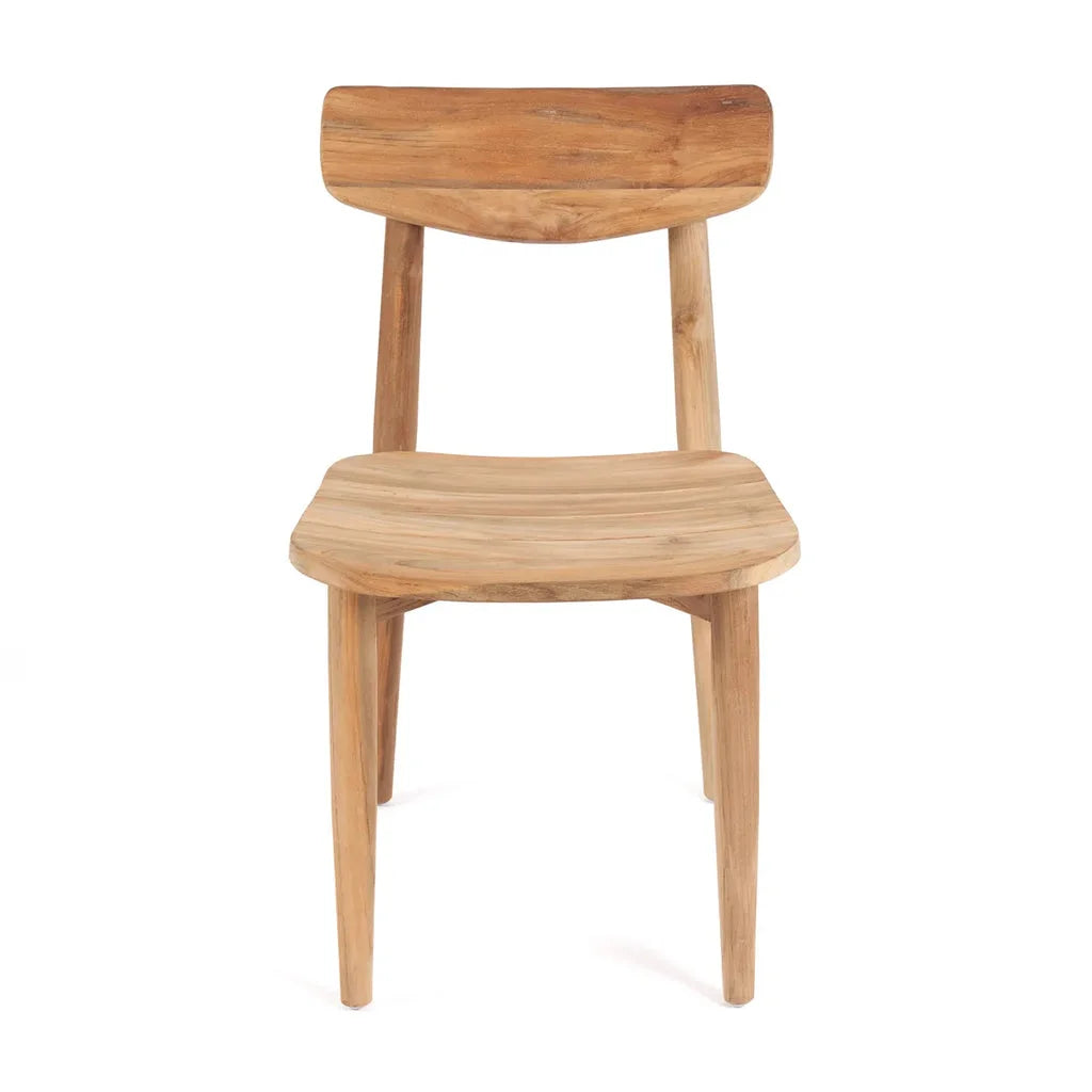 Chaise de salle à manger en bois pour extérieur La chaise de salle à manger Matita
