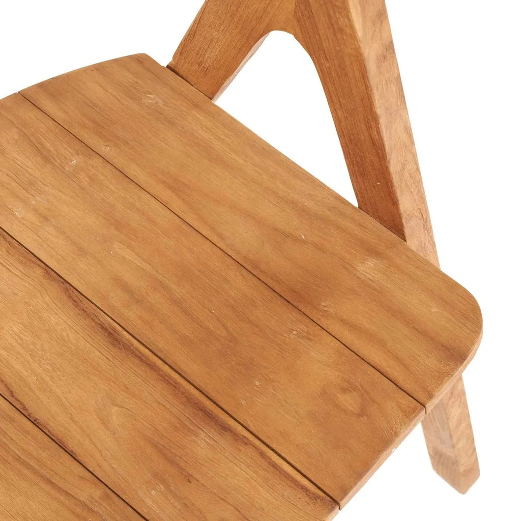 Assise et cadre de chaise en bois pour La chaise de salle à manger Nihi Sumba Extérieur