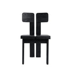 Chaise en bois noir pour salle à manger La chaise de salle à manger Sama Sama Noir