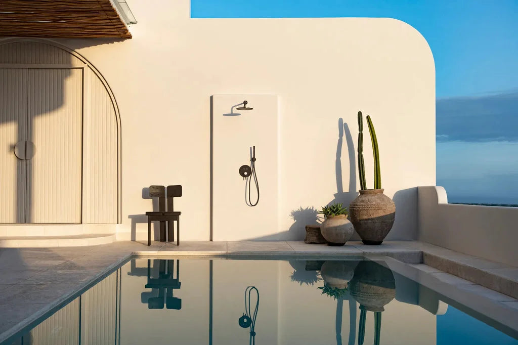 Dispositif de douche extérieur pour La chaise de salle à manger Sama Sama Noir