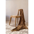 Chaise de salle à manger en teck recyclé naturel pour intérieur et extérieur