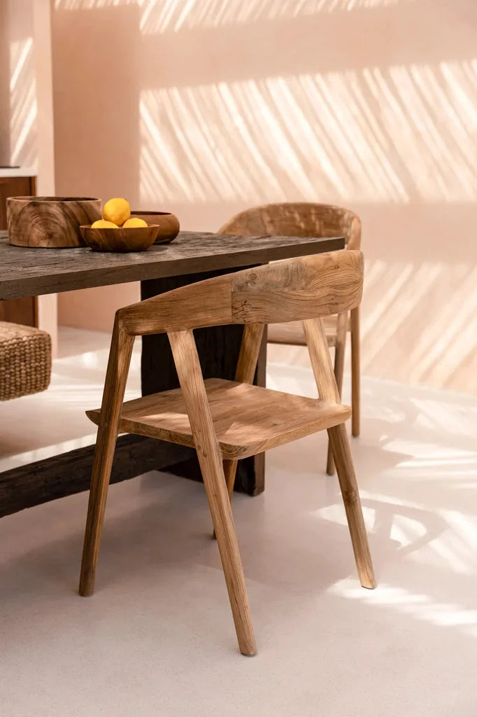 Chaise de salle à manger en bois La chaise de salle à manger Teluk