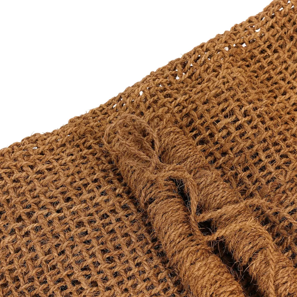 Tapis en fibre de coco tissée brune pour La clôture en coco Naturelle