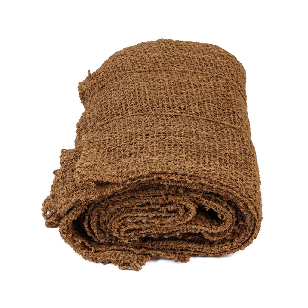 Burlap brun enroulé pour La clôture en coco Naturelle elegance naturelle