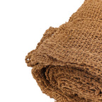 Clôture décorative en fibres de coco tressées brun naturel – 1000x150 cm