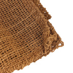 Clôture décorative en fibres de coco tressées brun naturel – 1000x150 cm