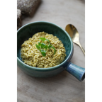 Cocotte en céramique bleue avec poignée 19 cm – Lot de 4