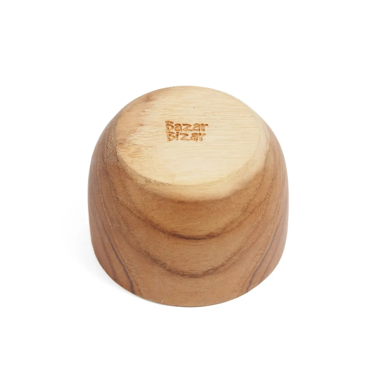 Coupe en bois de teck naturel avec grain visible, 5 cm artisanale