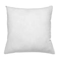 Coussin intérieur carré blanc en polyester moelleux 60x60 cm