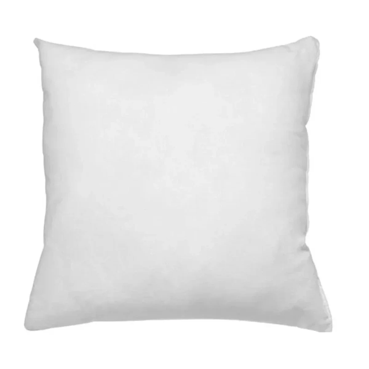 Coussin intérieur carré blanc en polyester moelleux 60x60 cm