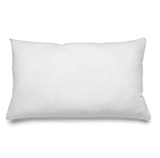 Oreiller intérieur rectangulaire blanc 30x50 pour comfort et décoration intérieure