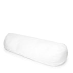 Coussin intérieur rectangulaire blanc 35x100 avec bouleau cylindrique en coton
