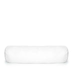 Coussin intérieur rectangulaire blanc 35x100 avec oreiller bolster blanc régulier