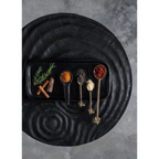 Cuillère à thé en laiton palmier – Finition dorée
