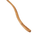 Cuillère doseuse en racine de teck avec motif zigzag, 22 cm, en bois naturel