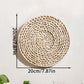 Déco murale en rotin tressé blanc noir variante 5