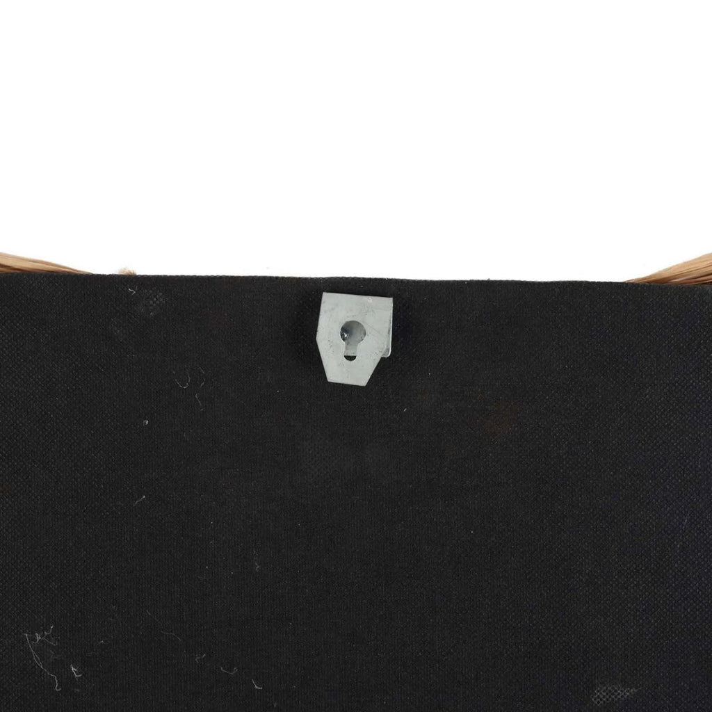 Décoration murale en herbe naturelle tressée 85x78 cm