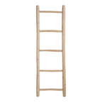 Échelle décorative en bois de teck naturel 50x150 cm pour décoration intérieure