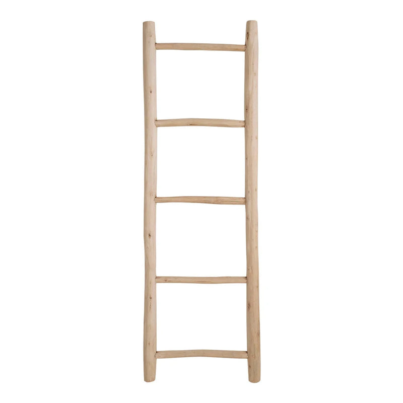 Échelle décorative en bois de teck naturel 50x150 cm