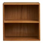 Étagère murale en chêne naturel à deux niches, 30x18 cm