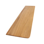 Étagère murale flottante en teck clair massif, 60x16 cm