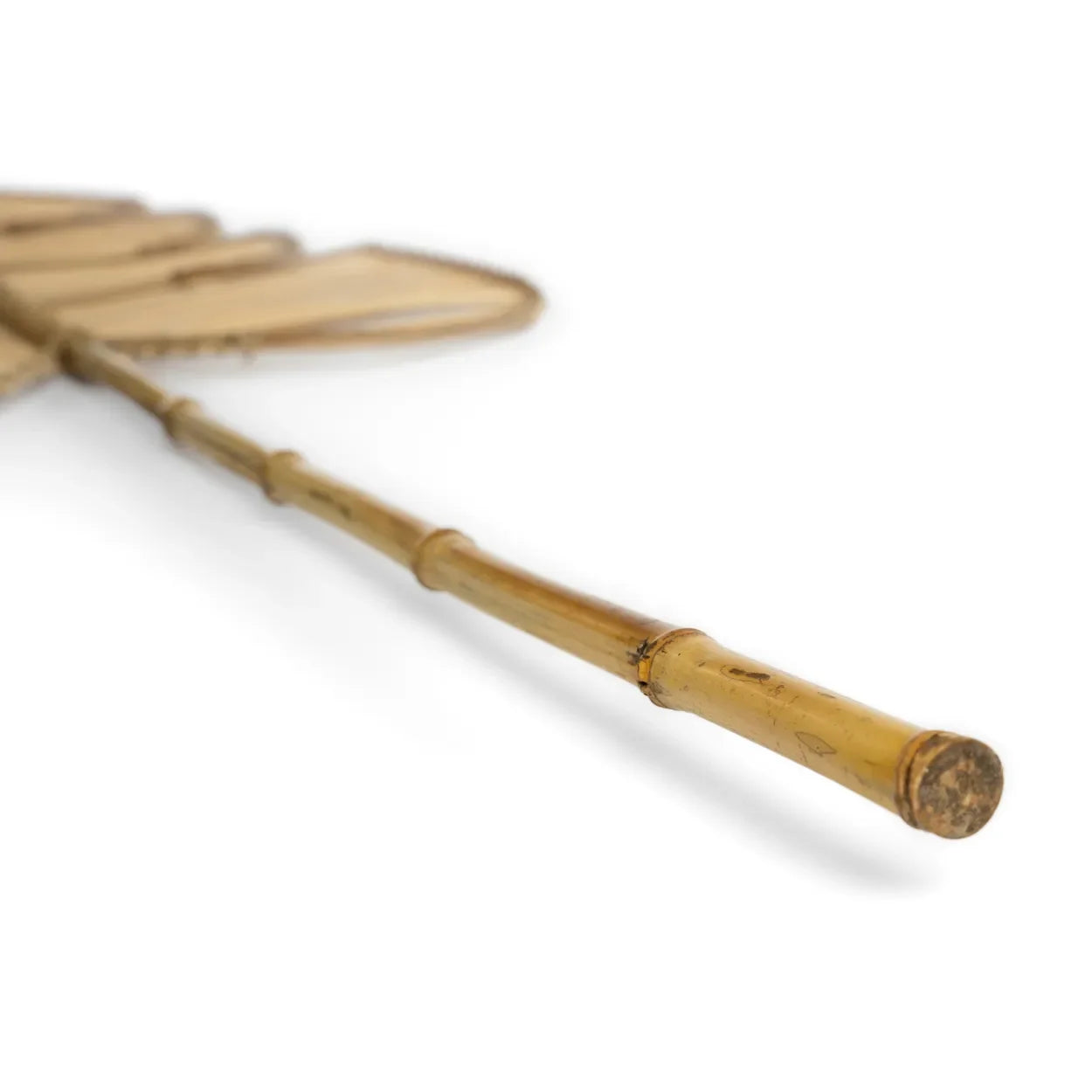Bâton de râtelier en bambou naturel pour se gratter le dos, 120 cm, décoration en rotin