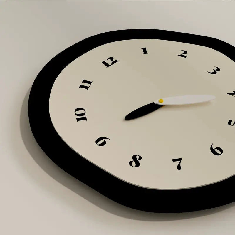 Horloge bohème chic minimaliste variante 2 posé