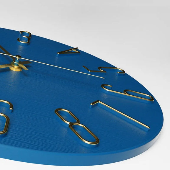 Horloge murale design moderne gros plan