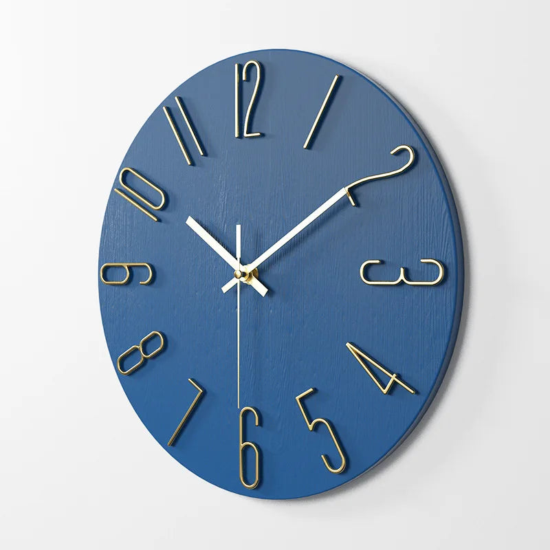 Horloge murale design moderne en situation