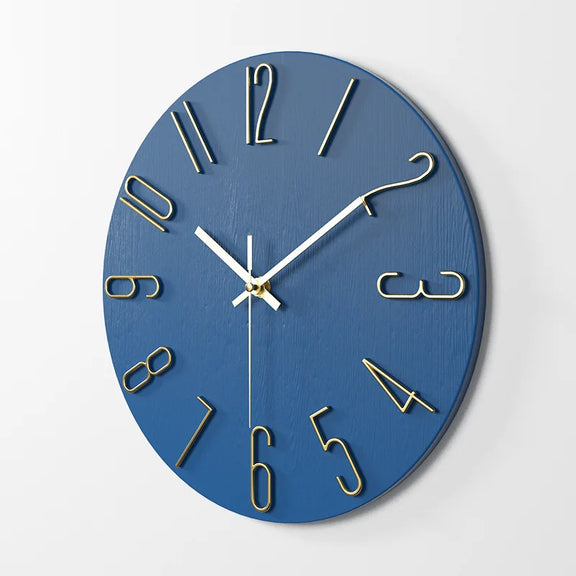 Horloge murale design moderne en situation