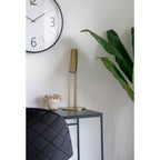Lampe en métal de couleur or pour Horloge murale ronde en plastique noir et blanc