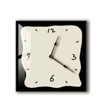 Horloge murale style bande dessinée noir
