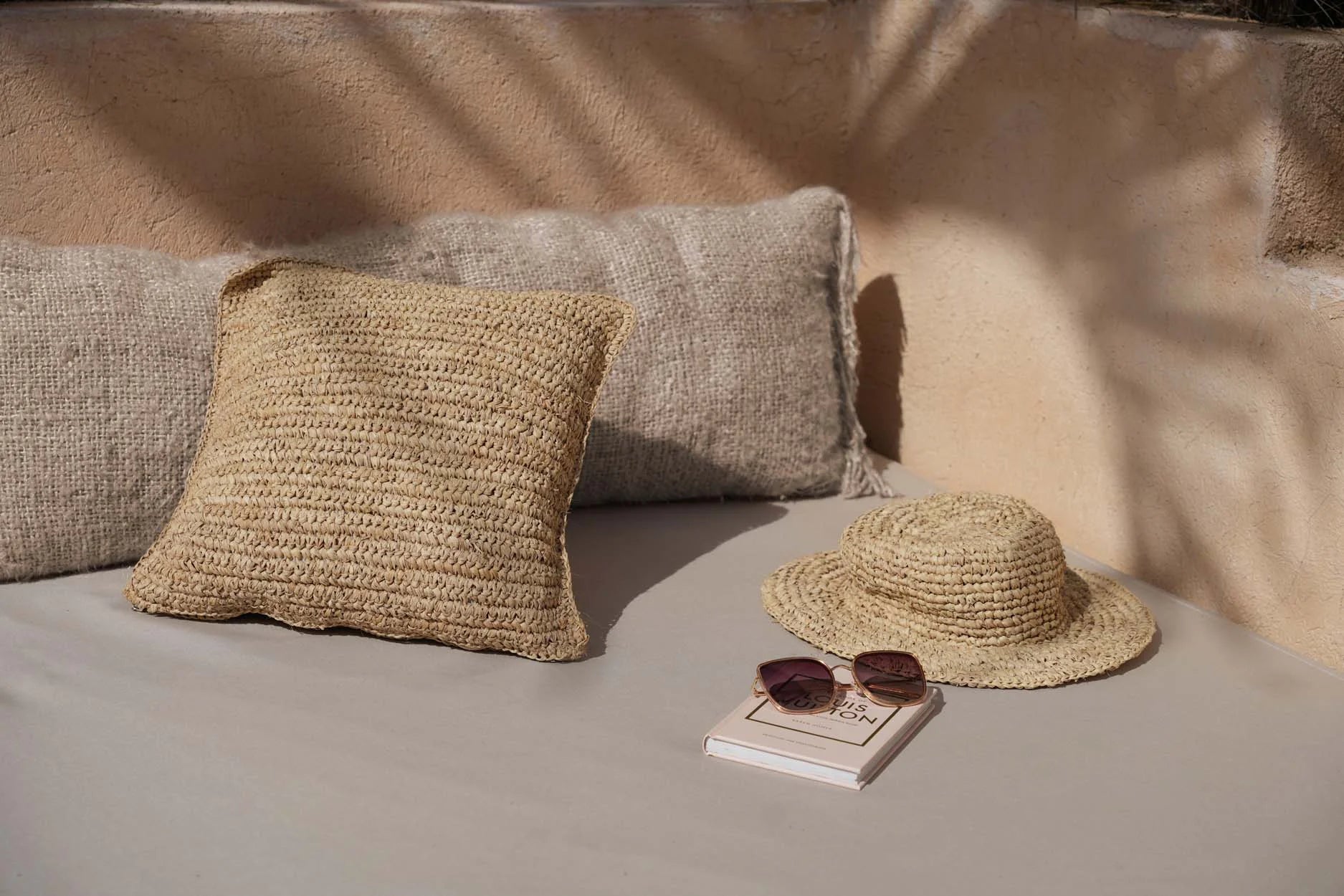 Oreiller en paille relaxant pour un confort naturel et esthétique dans votre décoration