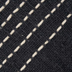 Housse de coussin coton noir et blanc 50x50 cm