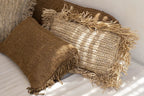 Coussins décoratifs texturés avec franges de La Housse de Coussin Oh My Gee Marron 30x50_40
