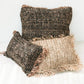 Coussins décoratifs texturés avec frange, Housse de coussin Oh My Gee - Noir Cuivre