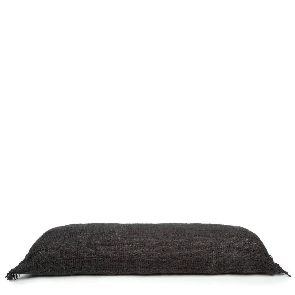 Coussin bolster tissé sombre La housse de coussin Oh My Gee - Noir Marine 35x100_40