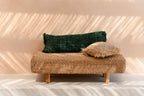 Banc tissé avec coussins La housse de coussin Oh My Gee Vert forêt 35x100_40