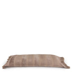 Housse de coussin velours béton 100x35 cm rectangulaire
