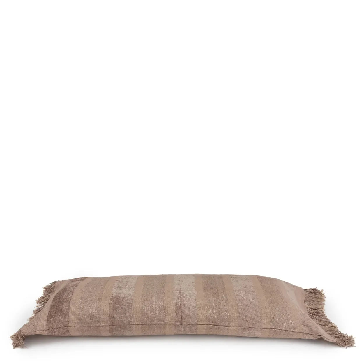 Housse de coussin velours béton 100x35 cm rectangulaire