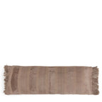 Housse de coussin velours béton 100x35 cm rectangulaire