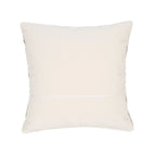 Housse de coussin macramé derrière